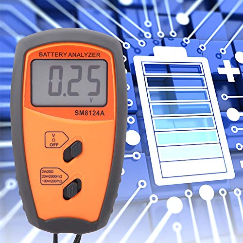 Car Battery Tester, LCD Display Digital Voltmeter Battery Voltage Tester, Battery Analyzer for Automotive, Car