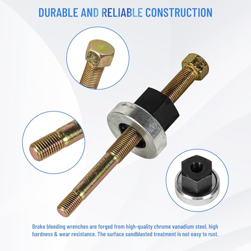 5pcs Long Reach Crank Pulley Underdrive Pulley Damper Installation Tool Set, Harmonic Balancer Installer Tool Kit With 4 Adapters & Nut Bearing