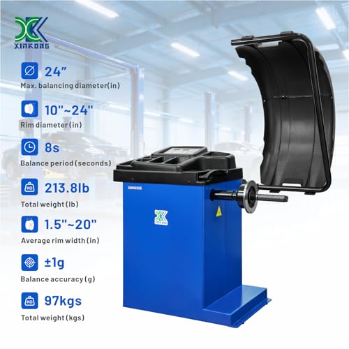 XK New Model 988 Tire Changer Tire Machine Wheel Changers Combo 690S Balancer Rim Clamp with 36 Month Part Replacements 110V - color: Model: New 988+690S