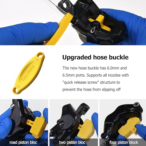 Hydraulic Brake Bleed Kit for Shimano,TEKTRO, MAGURA and Other Mineral Oil Brake Systems, Brake Fluid Change Hydraulic Kits, Including High Performance Brake Fluid Mineral Oil 120ml