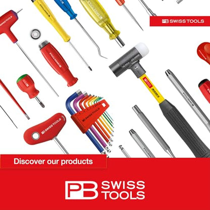 PB Swiss Tools Mini Pick Tool Set PB 8684.CN | 100% Swiss Made | 5-piece SwissGrip Hook Tool for Automotive, O-Ring, Brake, Motor, Gearbox Seal
