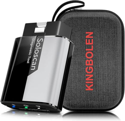 KINGBOLEN Soloscan for Land Rover Jaguar OBD2 Scanner Bluetooth | No Subscriptions Lifetime Update, All Reset Service, Bidirectional Scan Tool for iOS & Android, Full System Car Scanner