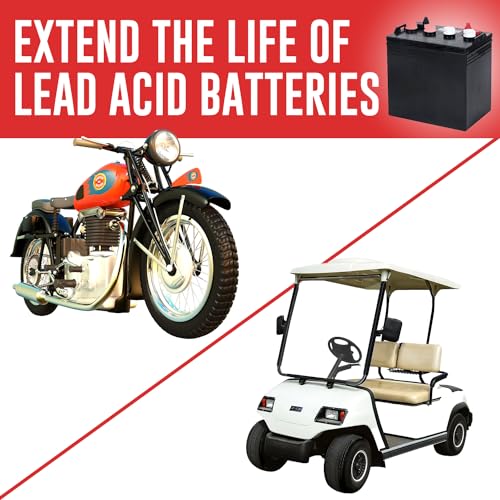 Battery Restore Desulfator Solution - 64 oz Refill - Lead Acid Battery Reconditioning for Golf Carts, Motorcycles, Boats & ATVs - Extends Life & Charging Capacity - Non-Toxic - Made in the USA