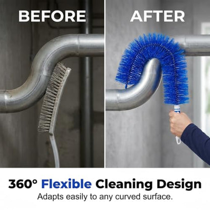 Fan Cleaning Brush, 2026 New Bendable Microfiber Head Dusting Brushes, Reusable Fan Cleaner Brush Dust Remover for Electric Fans, Air Conditioning, Car Vents and Blind，Grey：48cm - color: Gray, size: 48cm