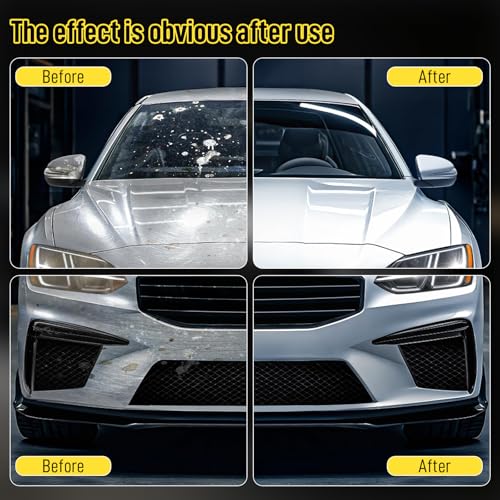 Scratch Remover for Vehicles, Car Scratch Remover Kit with Sponge, Upgrade Car Scratchs Remover for Deep Scratches in 60 Seconds, Quick Fix Removal Paste for Repair Scratche and Restore Shine (2pcs)