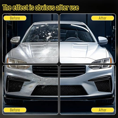 Scratch Remover for Vehicles, Car Scratch Remover Kit with Sponge, Upgrade Car Scratchs Remover for Deep Scratches in 60 Seconds, Quick Fix Removal Paste for Repair Scratche and Restore Shine (2pcs)