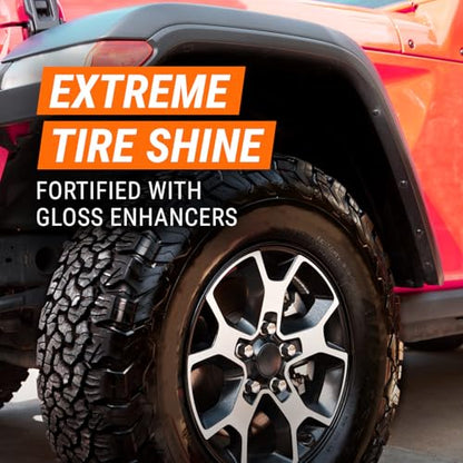 Armor All Wheel and Tire Cleaner and Tire Shine Kit, Heavy Duty Car Wheel Cleaner, Extreme Tire Shine Spray and Wash Brush - 3 Count - style: Heavy Duty Wheel Cleaner & Tire Shine Kit