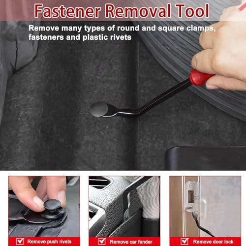 LUOWPZI 8 PCS Automotive Electrical Disconnect Tool Kit - Electrical Connector Removal Pliers, Relay Puller, Hose Removal Pliers, Panel Clip Remover and Terminal Pin Extractor Tool Set for Car Repair - size: 8 Pcs