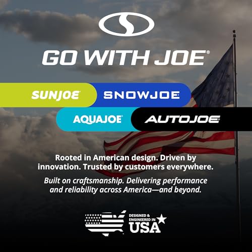 Snow Joe 18" Telescoping Snow Broom & Ice Scraper for Cars, No-Scratch Foam Brush - Long and Extendable Ice Removal Tool for Car Window and Automotive Windshield, SJBLZD
