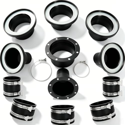 Magnetic Dust Collection Fittings Super Pack for 4" & 2.5" Shop Vac Hoses | Quickly Switch Hoses Between Woodworking Machines - size: Magnetic Dust Collector System