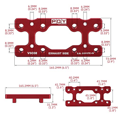 Engine Valve Spring Compressor Tool Compatible with Modular Ford F-150 5.0L Mustang Coyote 4 Valve Engine Trac Magnetic Screw Retainer Red - color: red