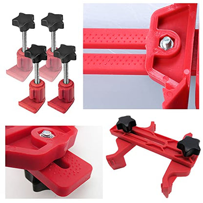 IHOTDER 5PCS Car Dual Cam Clamp Camshaft Kit - Anti Slip Locking Timing Tool Kit for Single/Twin/Quad Camshaft Clamp Engine - Universal Car Accessories Cam Bearing Tool