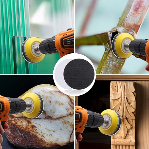 6 Pack Interface Pads, 3 Inch Hook and Loop Soft Density Sponge Cushion Buffer Backing Pad, Foam Sanding Interface Pads for Orbital Sander Automotive Woodworking Polishing - size: 3 inch - 6 Pack