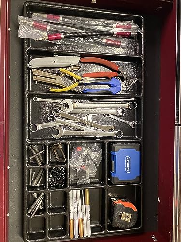 Protoco 3018 Tool Box Drawer Tray with 15 Compartments, 14.25-Inch x 26.5-Inch x 1/2-Inch - style: 3018