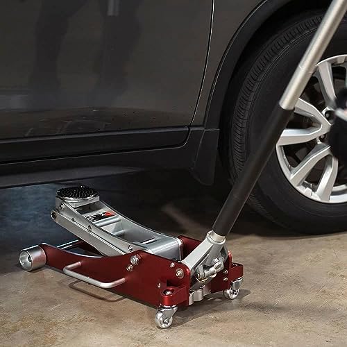 AFF 2 Ton Wrecker Service Jack, Lightweight Anodized Aluminum Frame, Double Pumper Technology, 208 - size: 2 Ton Capacity