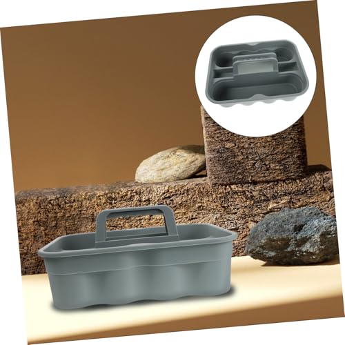 Cabilock Portable Cleaning Tote Plastic Bin Storage Organizer for Car Home Office