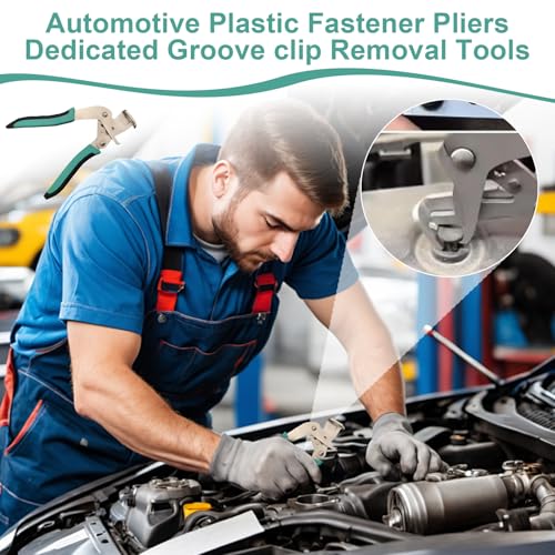 2PCS Car Clip Pliers/Disassembly Tools, Car Clip Plier Efficient Multi Tools, Plier Rivet Removal Tools, Panel Clip Pliers, Easy To Remove Fasteners, Buckles, Clips, Rivets