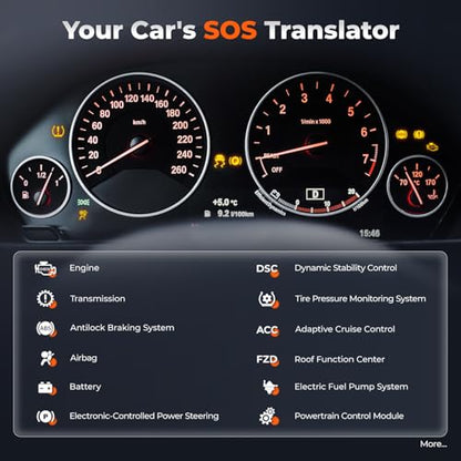 AUTOPHIX 5900 BMW Scanner, BMW Battery Registration Tool with Full System | BMW Diagnostic Scanner Tool with CBS Reset, PCM Clear adaptations, EPB Electronic Parking Brake, BMW Battery Registration