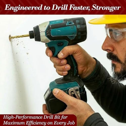 Screw Extractor Set, 10 Piece Easy Out Bolt & Screw Remover | Reverse Drill Bit Set • Removes Stripped, Broken, Rusted & Damaged Screws and Bolts • Heavy-Duty Steel - color: 10 Pc Screw Extractor