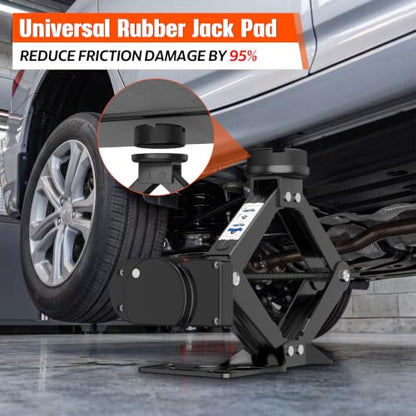 IMAYCC Electric Car Jack kit, 3 Ton Universal Tire Jack Repair Tools with Lug Wrench,Electric Lifting Jack for Car, SUV, ATV