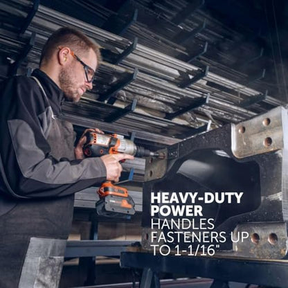 Fein ASCD 18-1000 W34 AS, Cordless Impact Wrench, 18V | Bare Tool, Brushless PowerDrive Motor, 3/4" Square Drive, 6 Torque Settings, 71151261090 - style: ASCD 18-1000