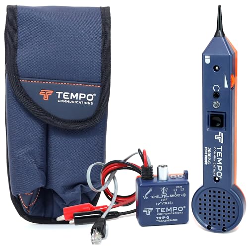 TEMPO Communications 701K-G Wire Tracer Electrical, Tone Generator and Probe Kit (701K Cable Toner)