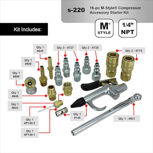 MILTON s-220 Compressor Accessory Kit