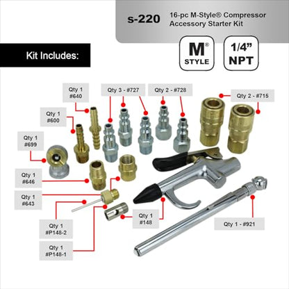 MILTON s-220 Compressor Accessory Kit