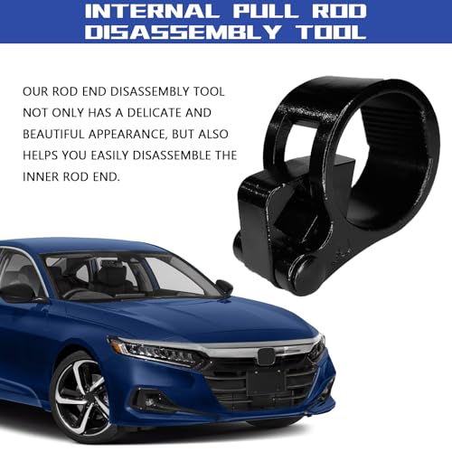 Inner Tie Rod Tool Removal Kit, 27-42mm Tie Rod Puller Multifunctional Ball Joint & Tie Rod End Removal Tools for 1/2" Square Drive, Inner Tie Rod Hex Wrench Tool for Most Cars Trucks SUVs