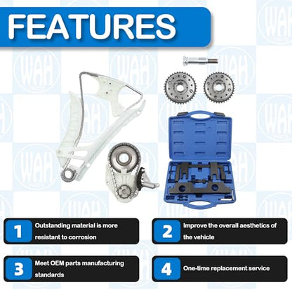 Timing Chain Kit Oil Pump With 2 VVT Gear Tool Compatible With 2012 2013 2014 2015 2016 BMW N20 N26 X4 X5 228 320 328 2.0L 3.0L 11417602646 11417602649