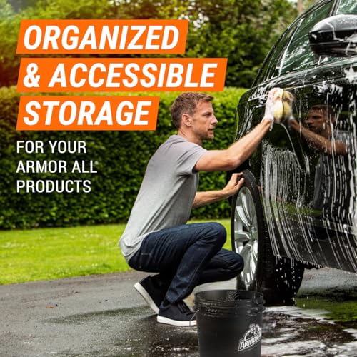 Armor All Heavy Duty Car Wash Bucket - 3.5 Gallon