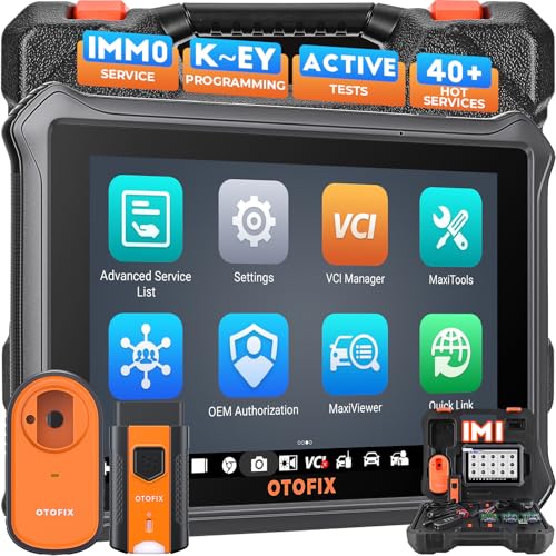 OTOFIX All System Diagnostic Scan IM1 with Pr0*Grammer Tool XP1, Bidirectional Diagnostic Scanner, Ke*y IM/M0 Tool for car, Report Management, 3000+ Active Tests, 40+ Services