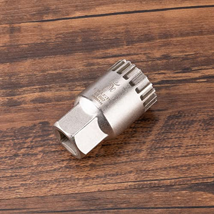 Bike Bicycle Bottom Bracket Removal Sleeve Tool Compatible With Standard 20-Tooth Cartridge Type Bottom and Shimano, Octalink, ISIS Splined Bottom Brackets (CT-B02) - style: CT-B02