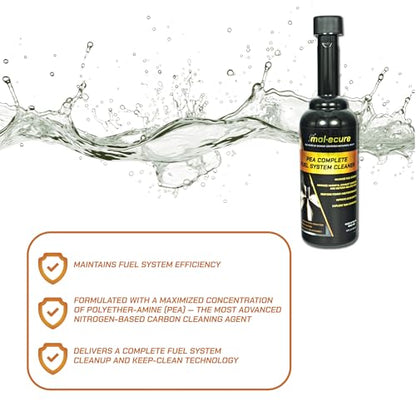 Pea Complete Fuel System Cleaner 12 oz – High-Strength Fuel Injector, Intake Valve & Combustion Chamber Cleaner | Restores Power & Fuel Economy | All Gas Engines incl. GDI & Turbo
