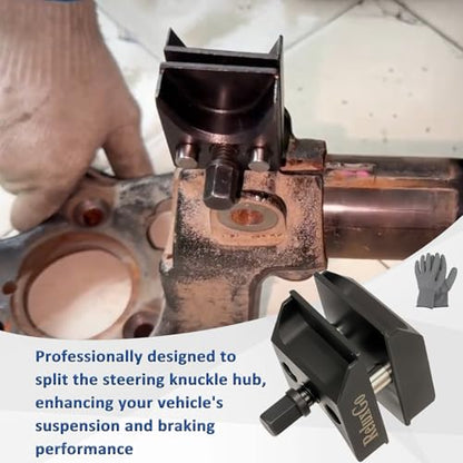 ReluxGo Universal Suspension Strut Split Hub Steering Knuckle Spreader Tool, Strut Spreader Tool, Compatible with Volkswagen Audi BMW Ford Peugeot Citroën