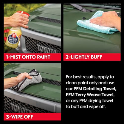 Griot's Garage Best of Show Spray Wax for Car Detailing, Works on Paint Protection Films and Ceramic Coatings, Provides Long-Lasting Coverage Between Uses, 10968, 22oz
