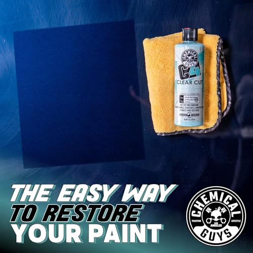 Chemical Guys, C4 & P4 Compound & Polish Paint Correction Kit, 2 x 16 oz | Cut scratches, swirls and towel marks with C4, then refine depth and gloss with P4, safe on clear coat paint - style: C4 & P4 Bundle