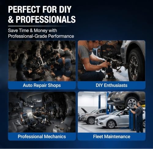 10 Pound Heavy Duty Slide Hammer CV Axle Removal Tool Kit, Professional Inner CV Axle Puller with 63mm & 48mm Joint Fork Adapters for FWD Front Wheel Drive, Axle Slide Hammer Puller Set
