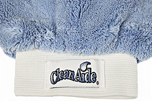 CleanAide Microfiber Terry Weave Dusting & Polishing Mitt, Lint-Free, Scratch-Free, Ultra-Soft, for Home Cleaning & Auto Detailing, 5-Pack