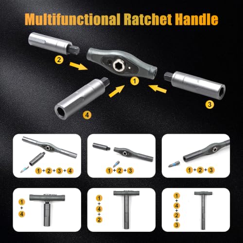 41 in 1 Magnetic Screwdriver Set, Precision Screwdriver Kit with Ergonomic Handle, All-in-One Storage for Home, Electronics Repair, DIY Projects - size: 42PCS