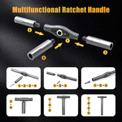 41 in 1 Magnetic Screwdriver Set, Precision Screwdriver Kit with Ergonomic Handle, All-in-One Storage for Home, Electronics Repair, DIY Projects - size: 42PCS