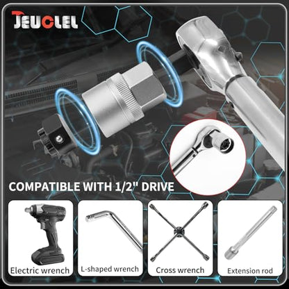 32PCS Wheel Locking Nut Key Kit Compatible with Mercedes Benz | Wheel Lock Nut Socket Adapter Set, Anti-Theft Lug Removal Tool, Anti-Theft Screw Remover, Repair Tool, Tyre Fitting, garage - color: 32PCS 301-330 Scoket Set
