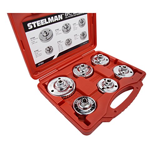 Steelman Low Profile Mazda Oil Filter Cap Wrench Socket Set, 6-Piece - size: 6-Piece Set