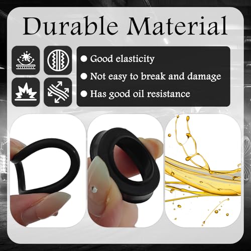 16PCS Hydraulic Jack Seal Kit,3 Ton Floor Jack Parts Kit Includes O Ring Seal/Oil Plug,Professional Floor Jacks Oil Sealing Kits for Hydraulic Systems Sealing Car Accessories