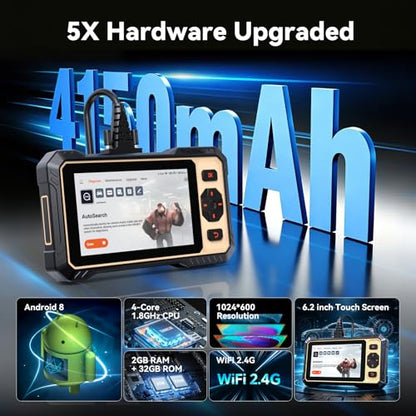 THINKCAR Scanner THINKSCAN 662 OBD2 Scanner + Universal 16 Pin Male to Female OBD2 Extension Cable