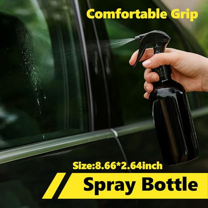 Heat Gun for Vinyl Wrap Tool Kit-2000W Variable Temp Hot Air Gun for Car Window Tinting, Shrink Tubing, Paint Removal, Epoxy Resin Heavy Duty Electric Tool with Squeegee, Cutter, Magnet & Spray Bottle - color: yellow&black