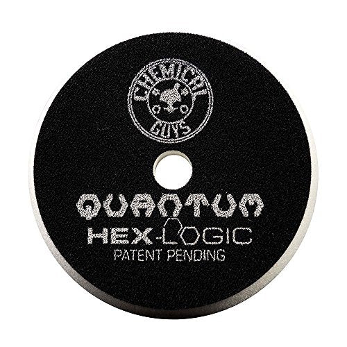 Chemical Guys, Hex-Logic Quantum Buffing Pad Sampler Kit, 6.5 in, 4-Piece | Cutting, polishing and finishing Quantum pads plus pad cleaner, fits 6 in plates on dual-action polishers