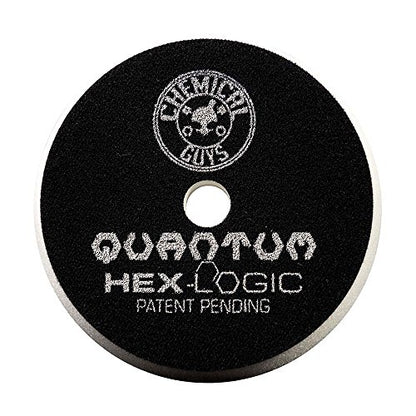 Chemical Guys, Hex-Logic Quantum Buffing Pad Sampler Kit, 6.5 in, 4-Piece | Cutting, polishing and finishing Quantum pads plus pad cleaner, fits 6 in plates on dual-action polishers