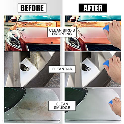 X AUTOHAUX Car Clay Bar Wash Mud Blue 100g Detailing Cleaning Polishing Tool for Cleaning Cars RV Boats Bus Coating - color: Blue