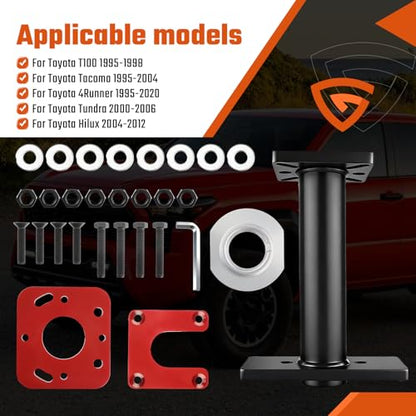 Rear Axle Bearing Puller & Installer Tool Kit with Tone Ring Remover and Adapter Plate, Compatible with Toyota Tacoma 1995–2004 T100 1995–1998 4Runner 1995–2020 Tundra 2000–2006 Hilux Pickup 2004–2012